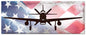 P-51 Mustang American Flag 48 x 19