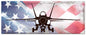 Fa18 Hornet American Flag 48 x 19