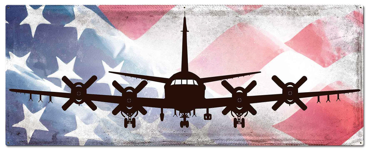 P3 Orion American Flag 48 x 19