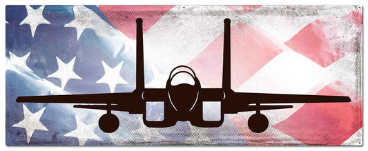 F15 Vintage Style Metal Sign 48 x 19