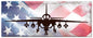 A6 Intruder American Flag 48 x 19