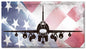 Super Sabre American Flag 36 x 20