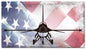 F-16 American Flag 36 x 20