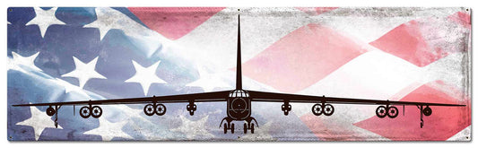 B52 Vintage Style Metal Sign 48 x 14