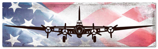 B17 Vintage Style Metal Sign 48 x 14
