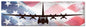 C-130 American Flag 48 x 14