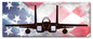 F-15 American Flag 24 x 10