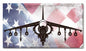 Harrier American Flag 18 x 10