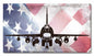 Super Sabre American Flag 18 x 10