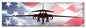 B1B Bomber American Flag 24 x 7
