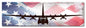 C-130 American Flag 24 x 7