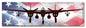 Lighting Plane American Flag 24 x 7