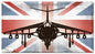 Planes Harrier Uk Flag 36 x 10