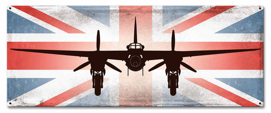 Planes Mosquito Dh 98 Vintage Style Metal Sign 24 x 10
