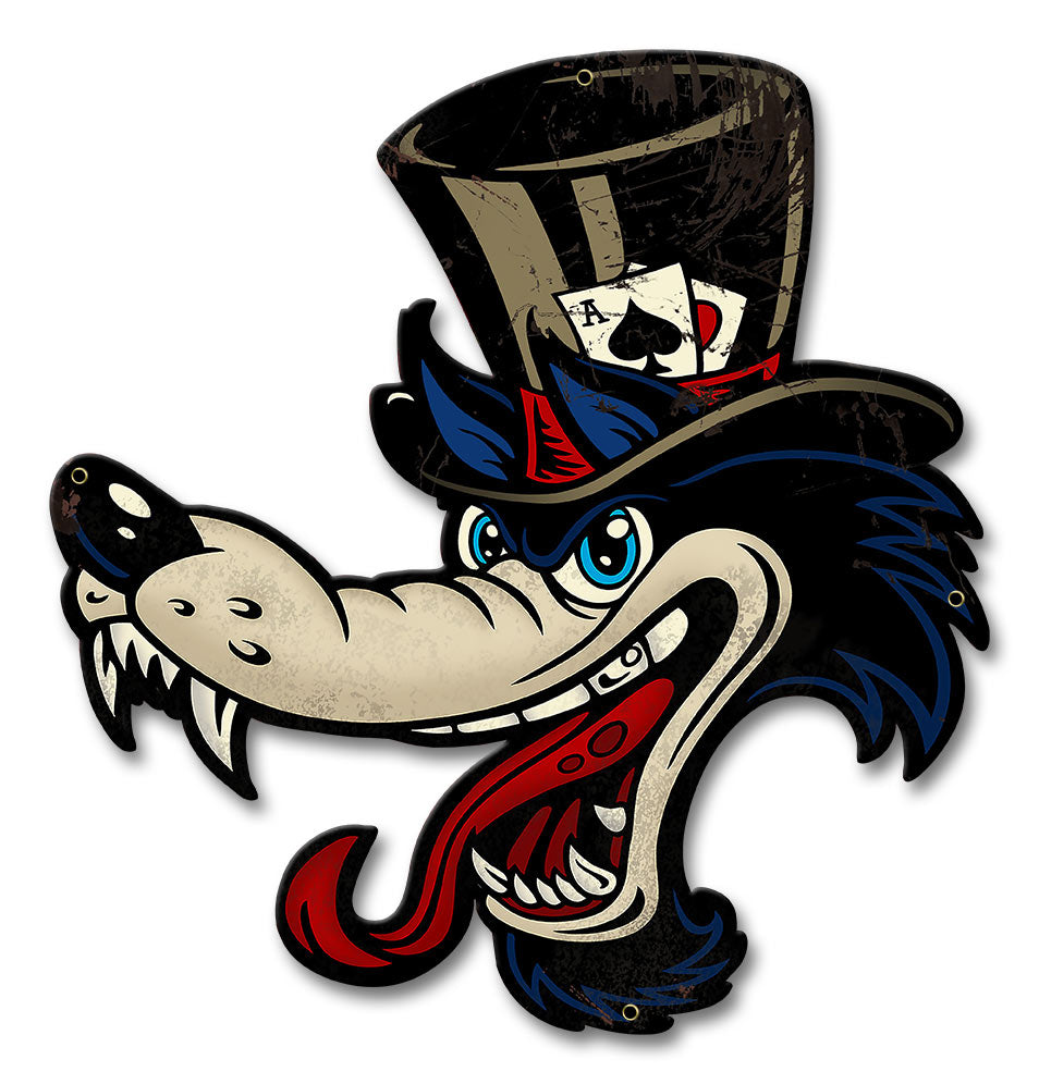 Wolf Top Hat 12 x 13