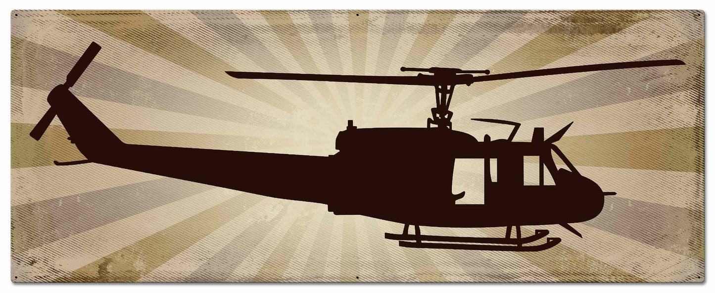 Psb310 Huey Helicopter Profile 48 X 19