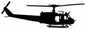 Huey Helicopter Profile 42 x 14