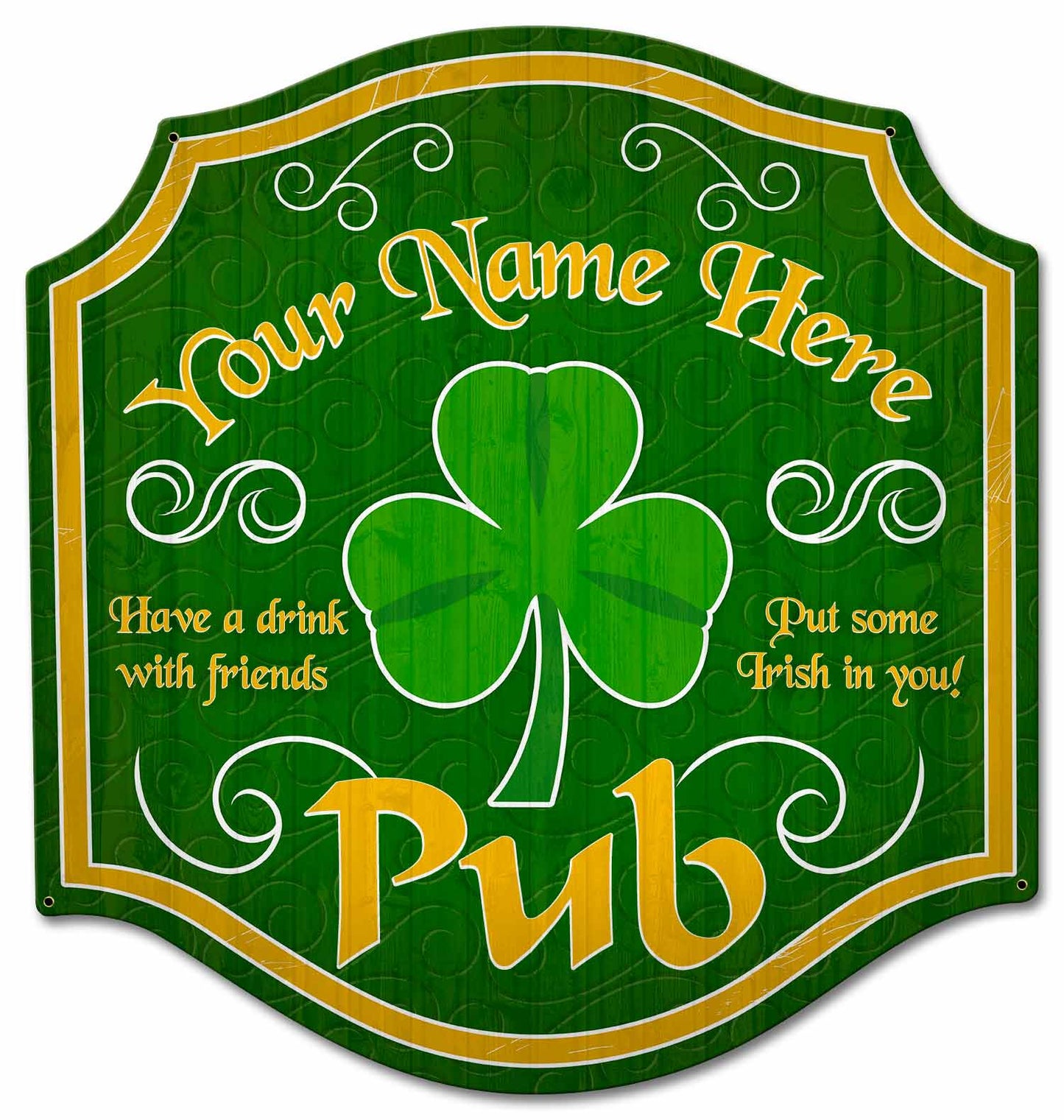 Irish Pub Personalized 20 x 21