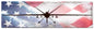 Planes Mq-9 Reaper American Flag 48 x 14