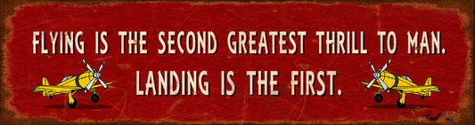 Flying Second Greatest Thrill 58 X 15
