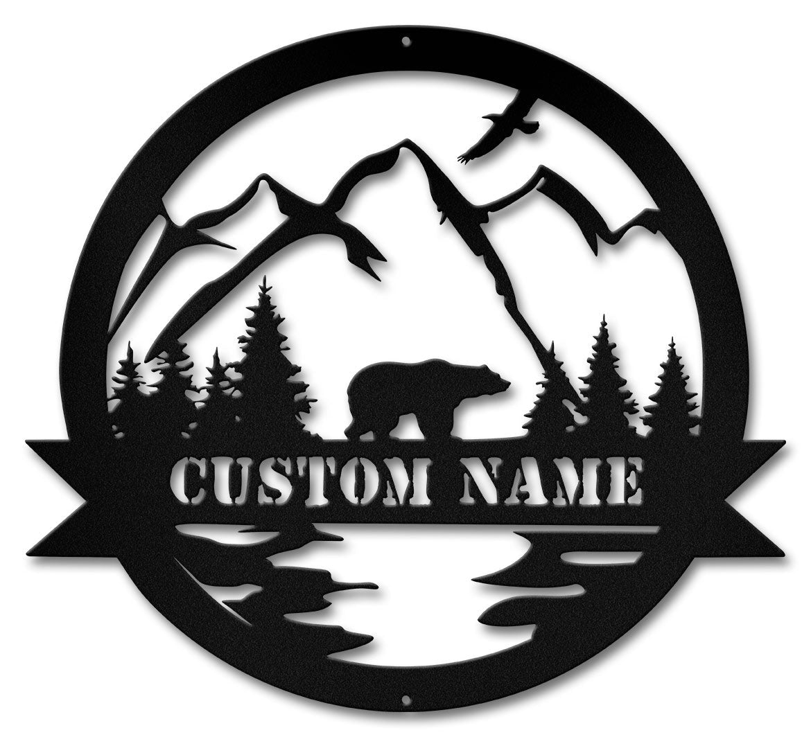 Alpine Bear Personalized 15 x 14