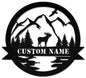 Alpine Moose Personalized 24 x 21