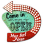 We Are Open 18 X 18