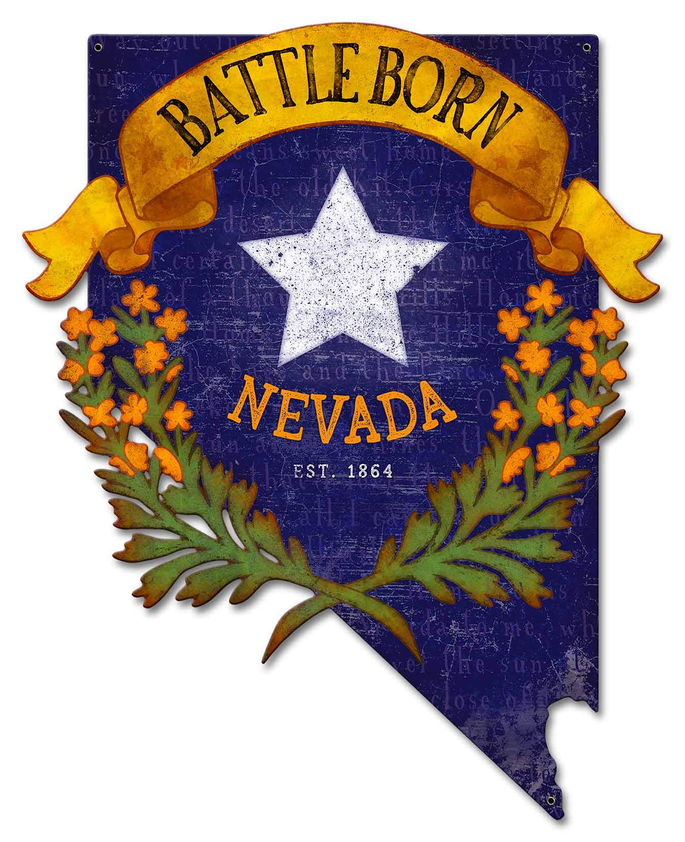 Battle Born Nevada 18 x 22