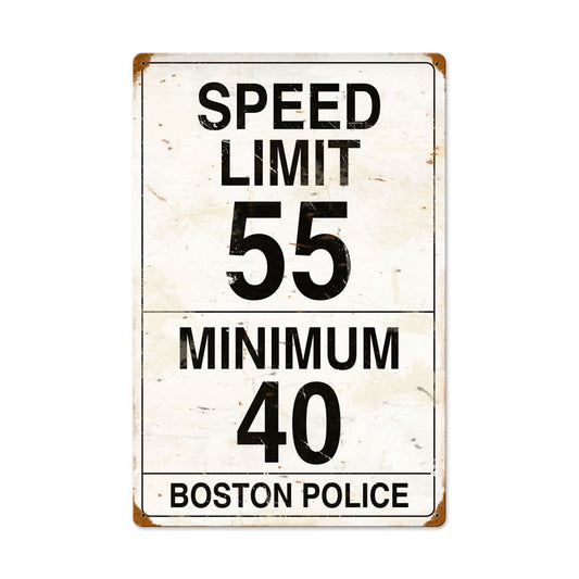 Speed Limit 55 Vintage Style Metal Sign 16 x 24