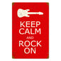 Keep Calm And Rock On 12 x 18