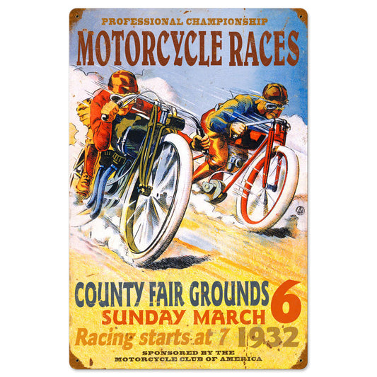 Pro Motorcycle Races 16 x 24
