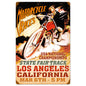 La Motorcycle Races 16 x 24