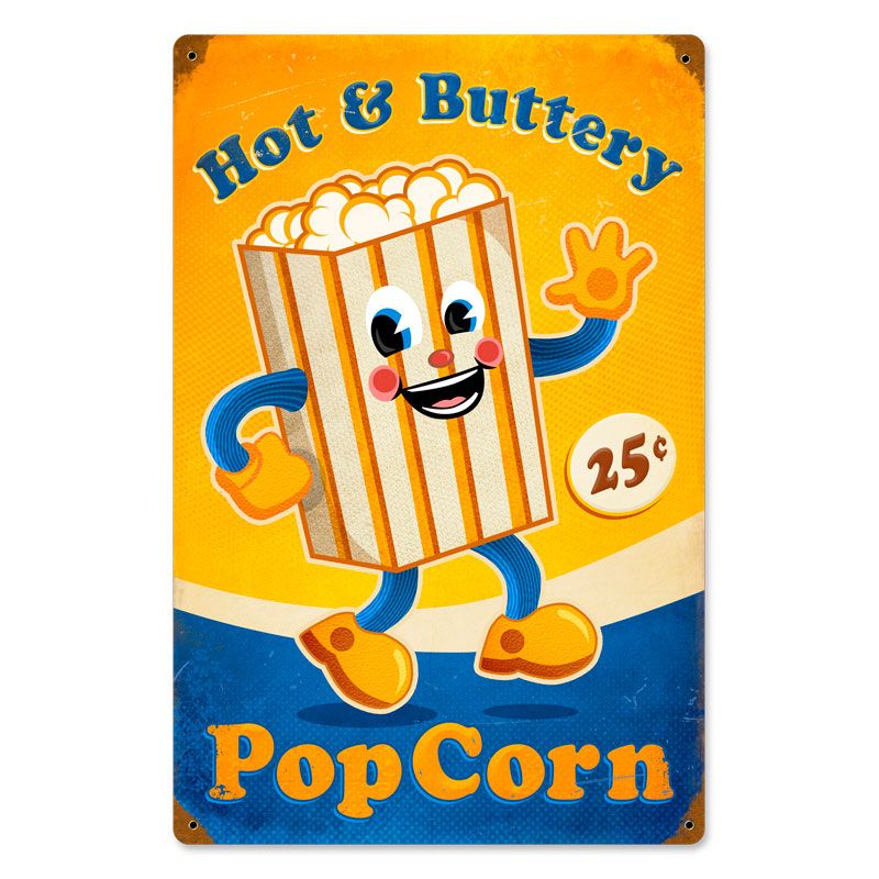 Popcorn Man 12 x 18