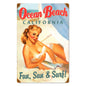 Ocean Beach Pinup 12 x 18