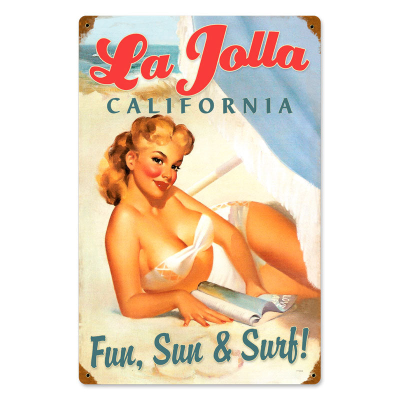 La Jolla Pinup 12 x 18