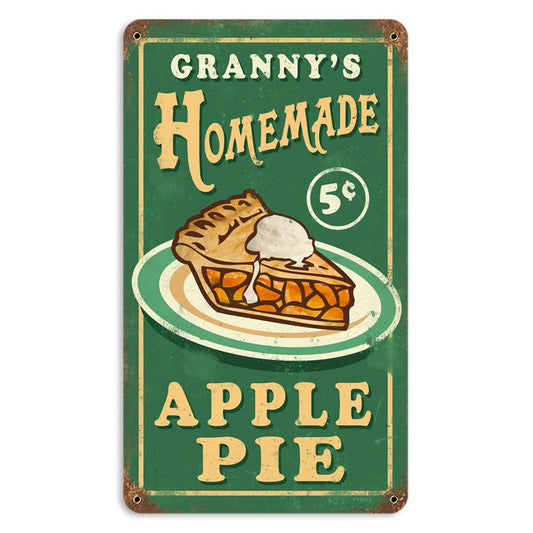 Granny'S Apple Pie Vintage Style Metal Sign 8 x 14