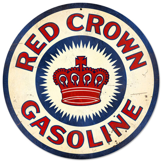 Red Crown Gasoline 14 x 14