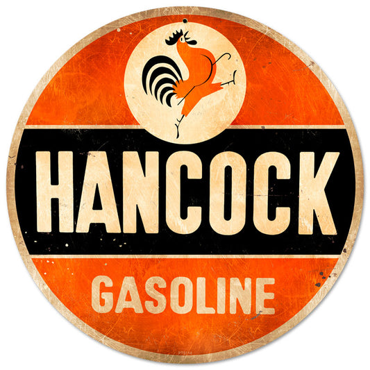 Hancock Old School Vintage Style Metal Sign 14 x 14