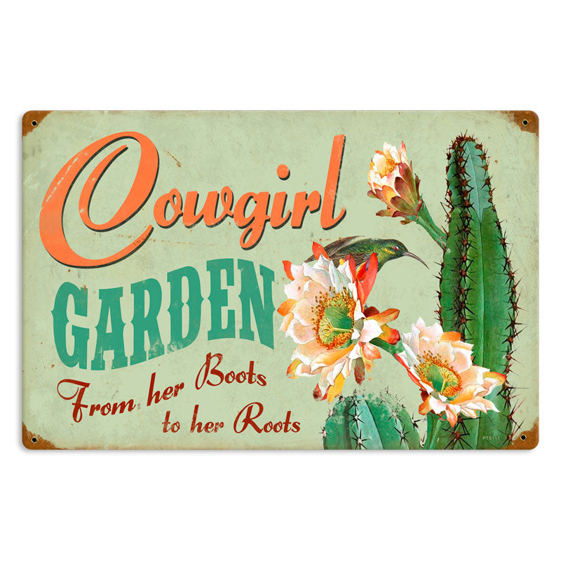 Cowgirl Garden 18 x 12