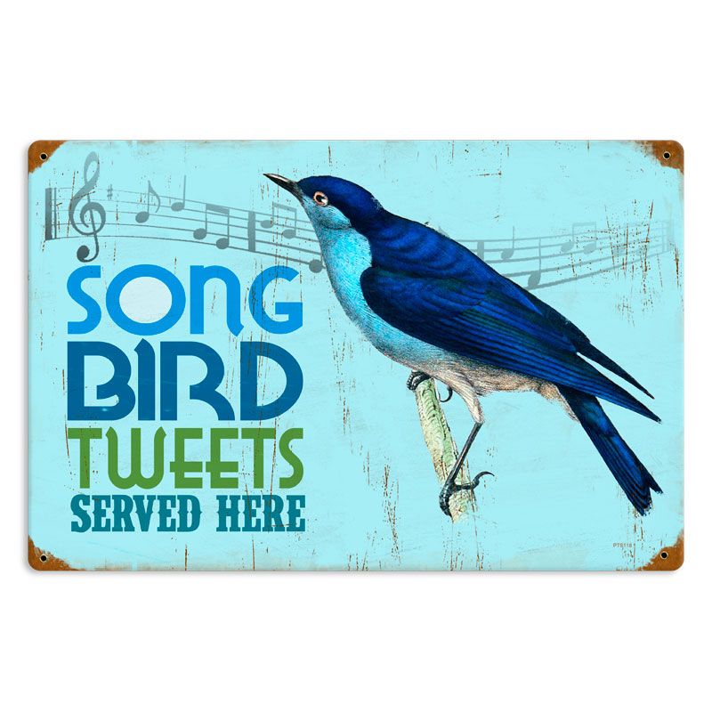 Bird Tweets 18 x 12