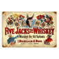 Five Jacks Whiskey 18 x 12
