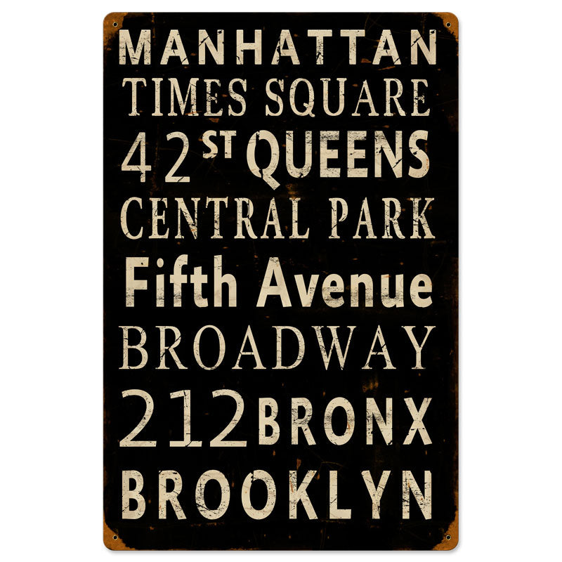 New York Streets 12 x 18