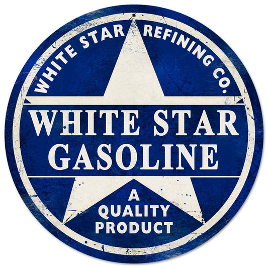 White Star Gasoline 14 x 14