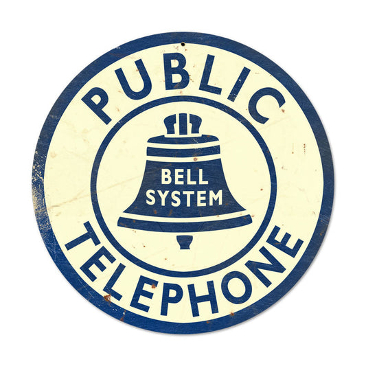 Bell Telephone Vintage Style Metal Sign 14 x 14
