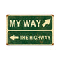 My Way Highway 18 x 12