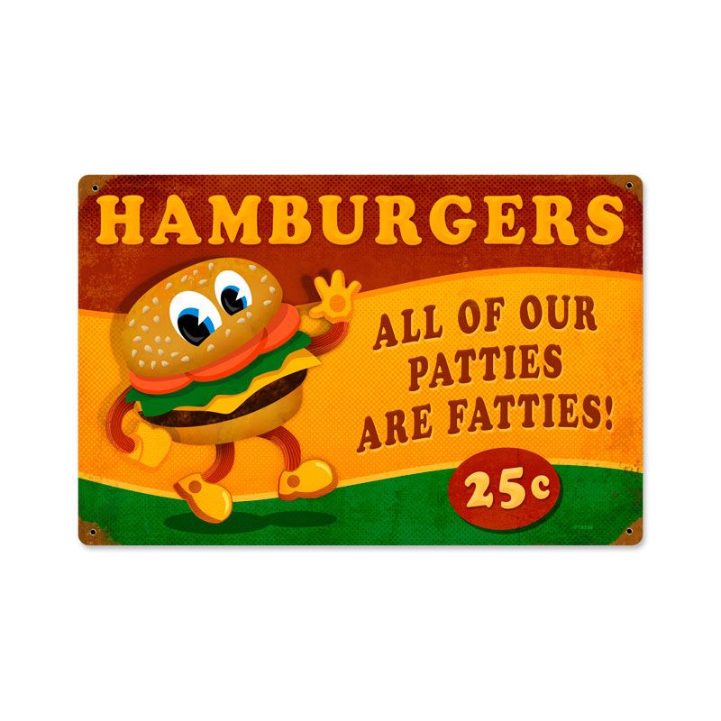 Hamburger Fatties 18 x 12