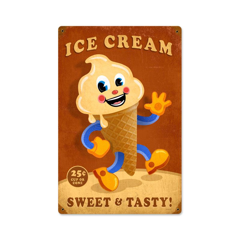 Ice Cream Man 12 x 18