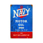 Navy Motor Oil 12 x 18