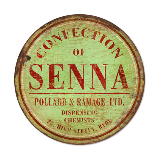Connection Of Senna Vintage Style Metal Sign 14 x 14