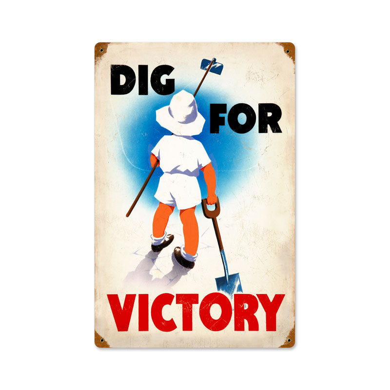 Dig Victory 12 x 18